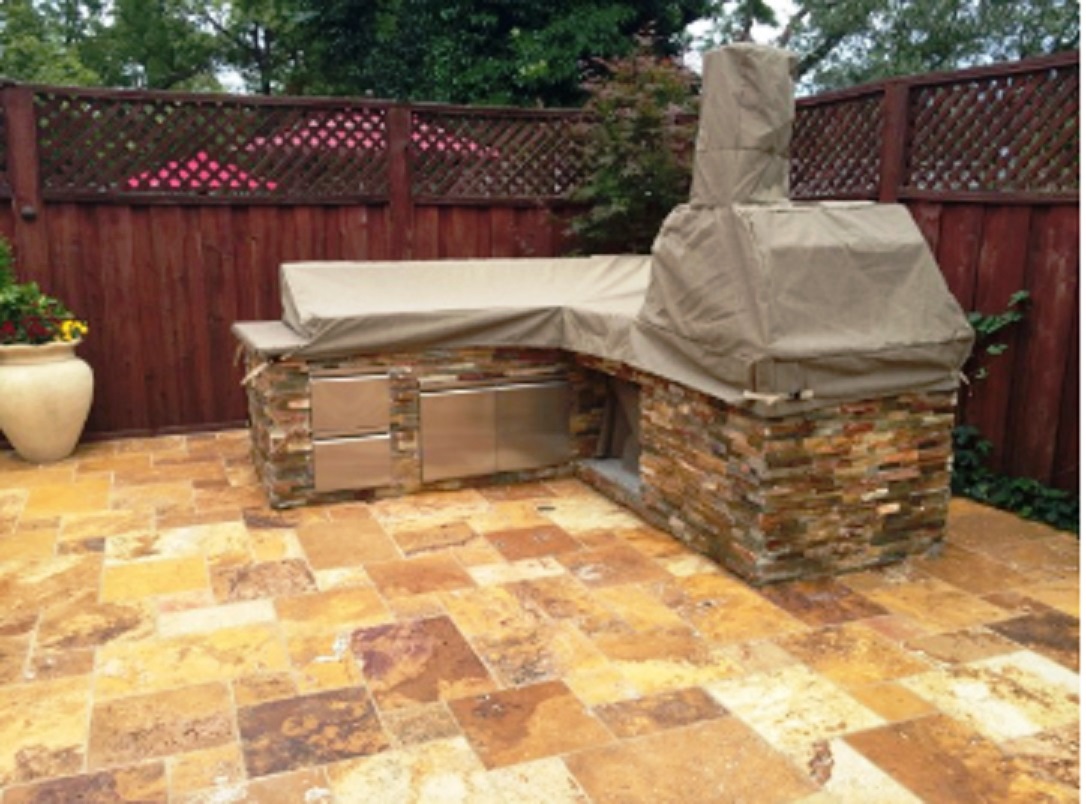 Пошив чехлов для кухни BBQ из камня Пошив чехлов для кухни BBQ из камня